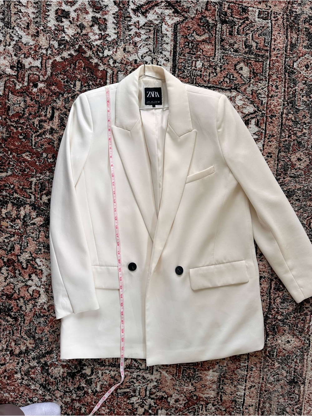 Zara cream blazer -